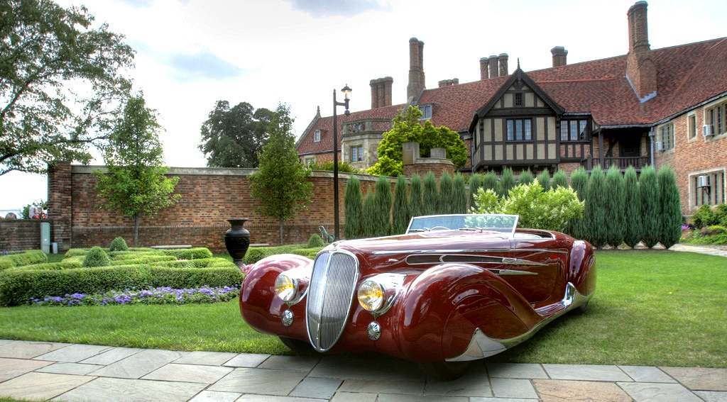 Click to Enlarge-Esc to Close myimgs/ArtDecoCars1937-60/1939 Delahaye 165 Cabriolet at Meadow Brook.jpg